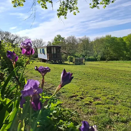 Roulotte Fleur Des Champs Vakantiehuis Sigalens